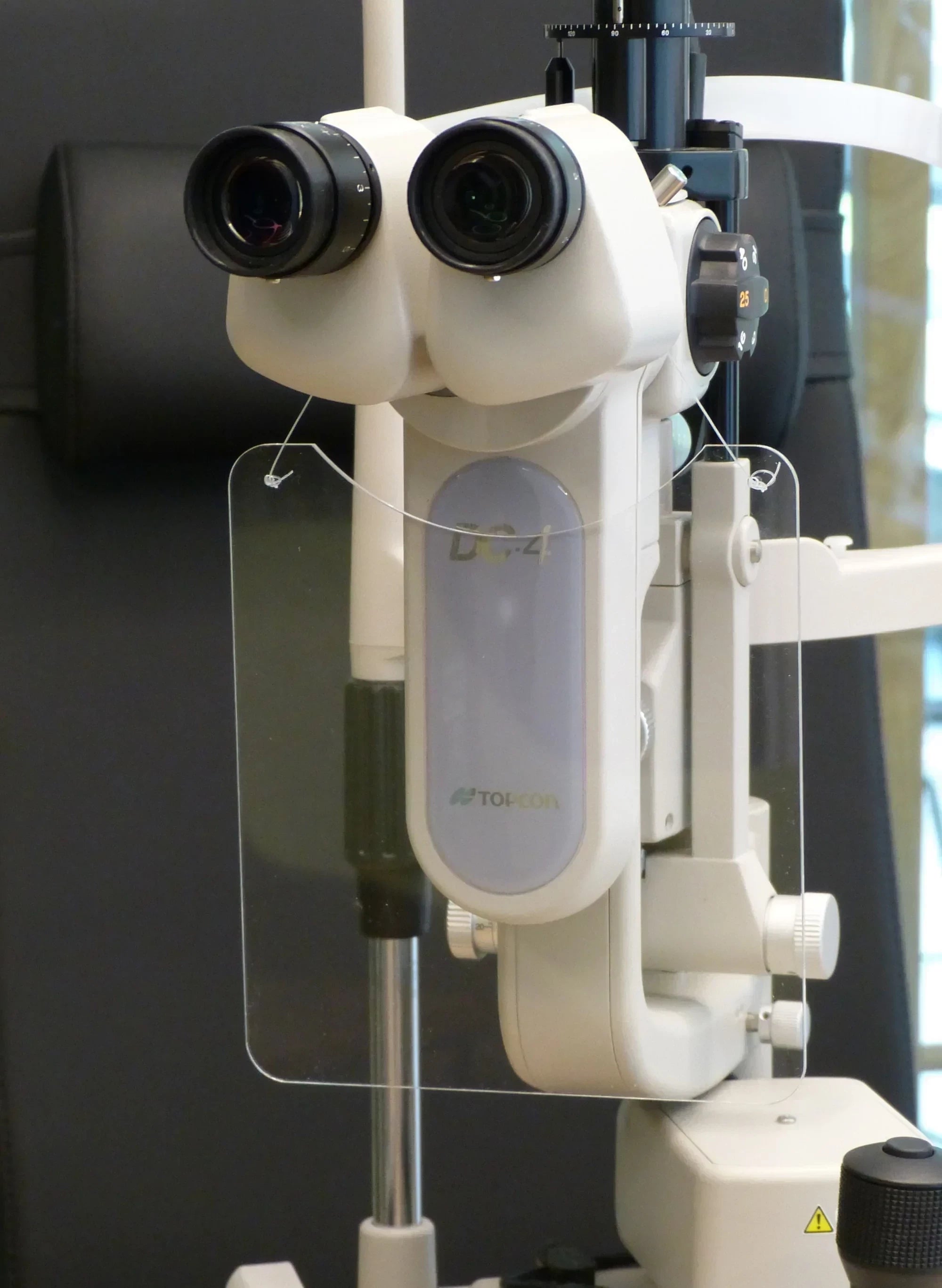 Atemschutzschild für Spaltlampen (klein)